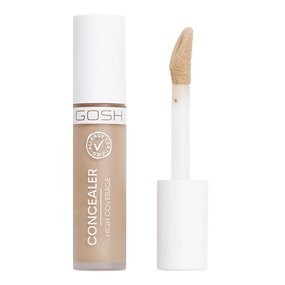 Gosh, Gosh, High Coverage, Υγρό Concealer, 004, Natural, 6 ml