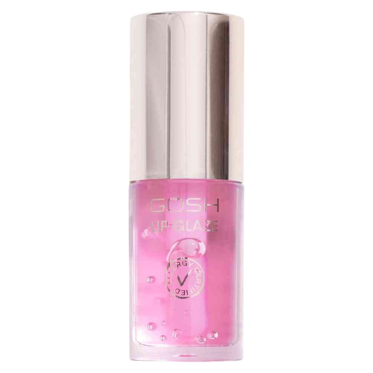 Gosh, Lip Glaze, Allergy Certified, Μεγάλης Διάρκειας shine, Lip Gloss, 001, Shocking Pink, 5.5 ml
