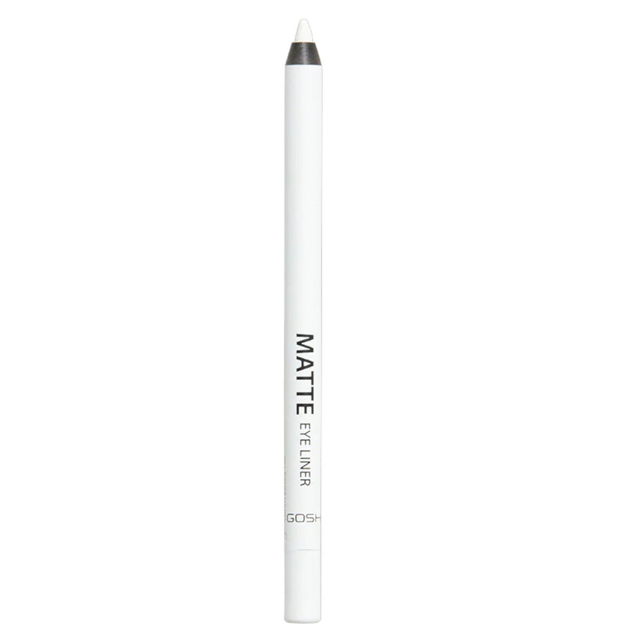 Gosh, Matte Eye Liner, Cream Pencil, Μολύβι Kohl, 001, Dover White, 1.2 g