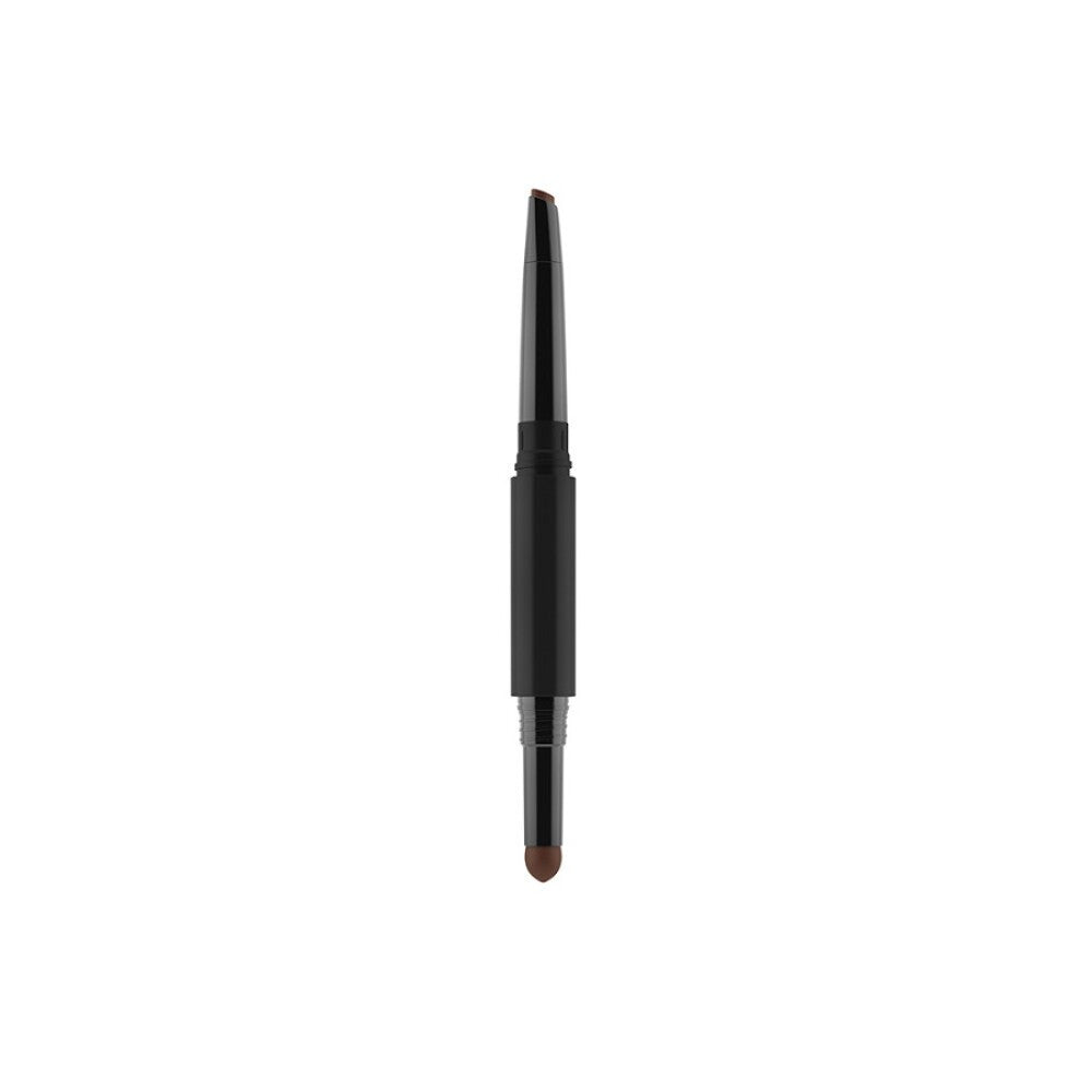 Gosh, Shape & Fill, Double, Eyebrow Cream Pencil, 001, Brown, 0.5 g