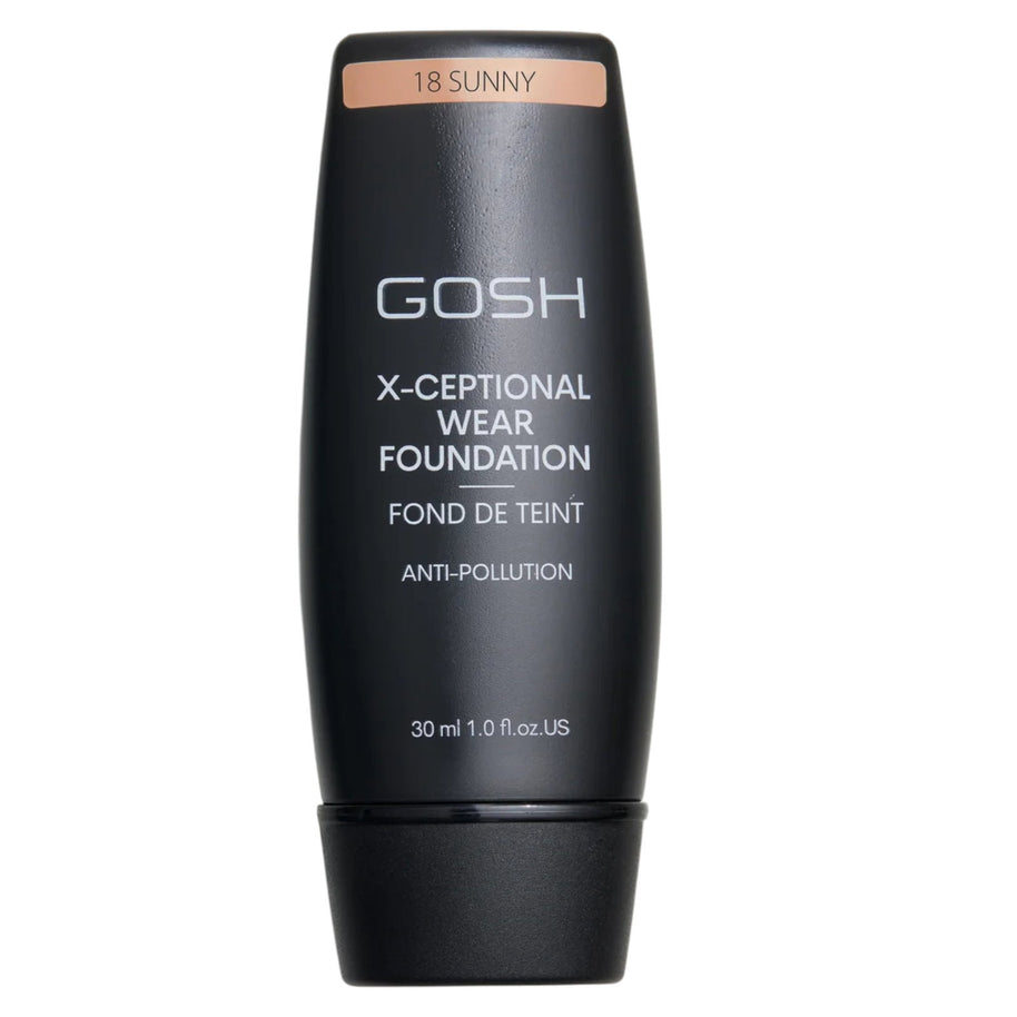 Gosh, X-Ceptional Wear, Vitamin E, Long Lasting, Κρέμα Foundation, 18, Sunny, 30 ml