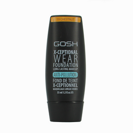 Gosh, X-Ceptional Wear, Vitamin E, Long Lasting, Κρέμα Foundation, 19, Chestnut, 30 ml