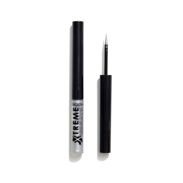 Gosh, Xtreme, Αδιάβροχο, Liquid Eyeliner, 004, Silver, 1.7 ml *Tester