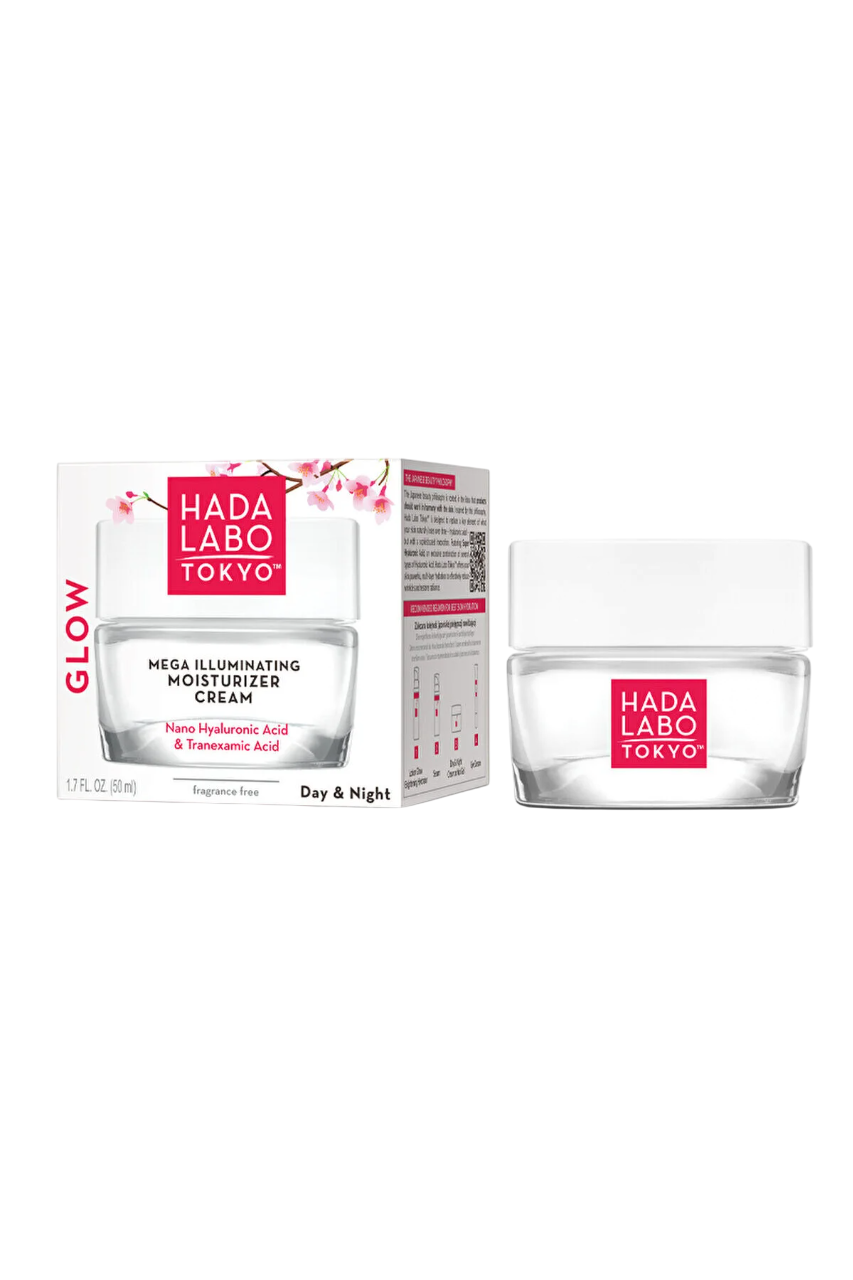 Hada Labo Tokyo, Glow, Hyaluronic Acid, Λαμπερό & Moisturizer, Ημέρας & Νύχτας, Gel Cream, Για το Πρόσωπο, 50 ml