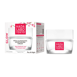 Hada Labo Tokyo, Glow, Hyaluronic Acid, Λαμπερό & Moisturizer, Ημέρας & Νύχτας, Gel Cream, Για το Πρόσωπο, 50 ml