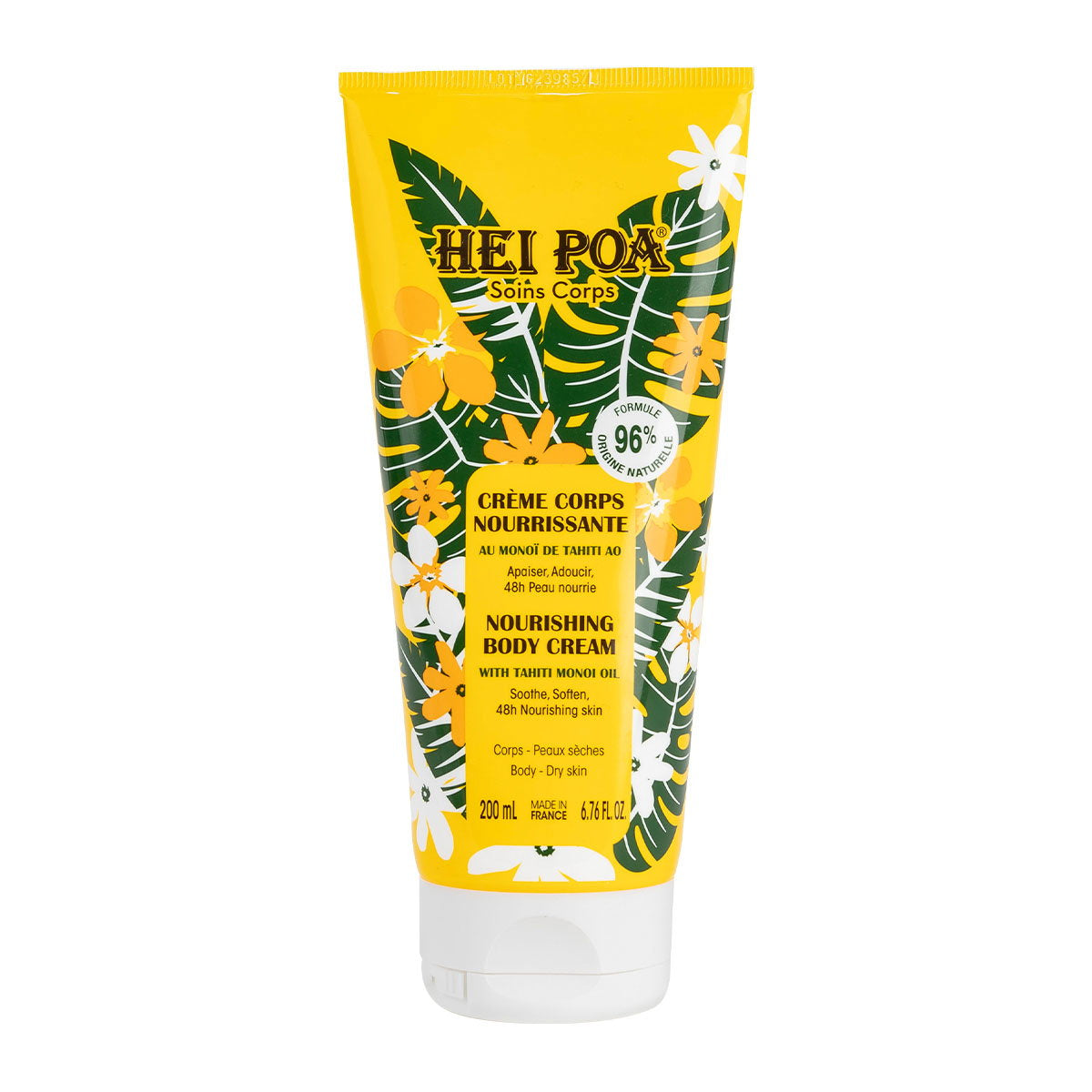 Hei Poa, Monoi De Tahiti, Θρεπτική, Κρέμα Σώματος, 200 ml