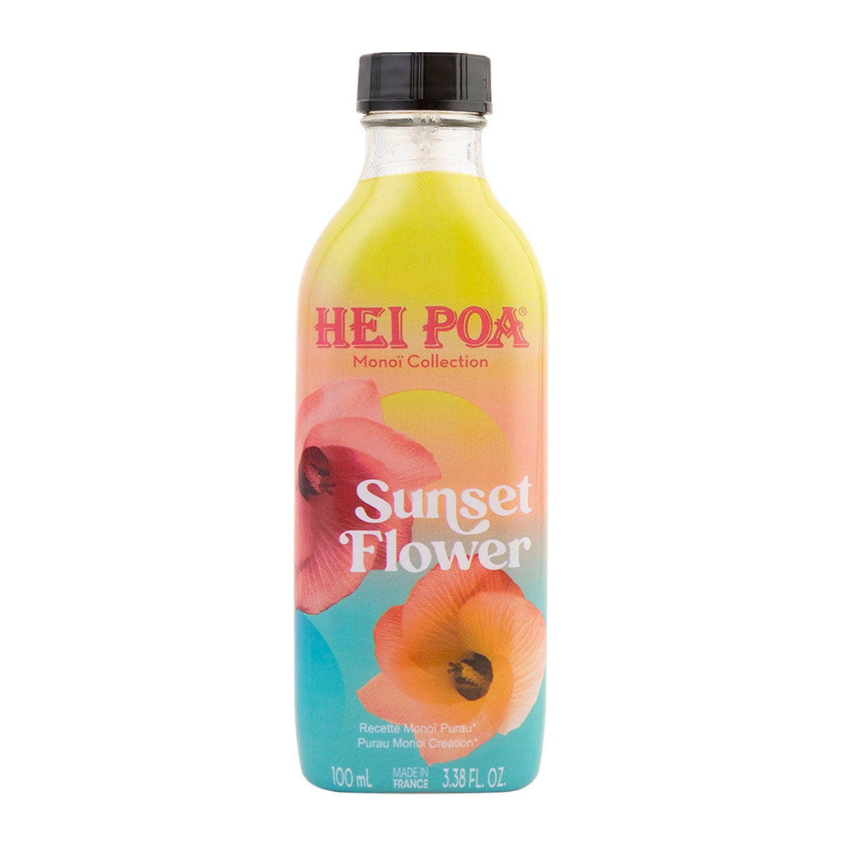 Hei Poa, Monoi, Θρεπτικό, Sunset Flower, Έλαιο Σώματος, For Hair & Body, 100 ml