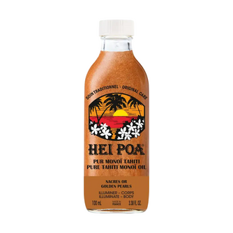 Hei Poa, Pure Thaiti Manoi, Nacres Or, Illuminating, Coconut, Έλαιο Σώματος, 100 ml