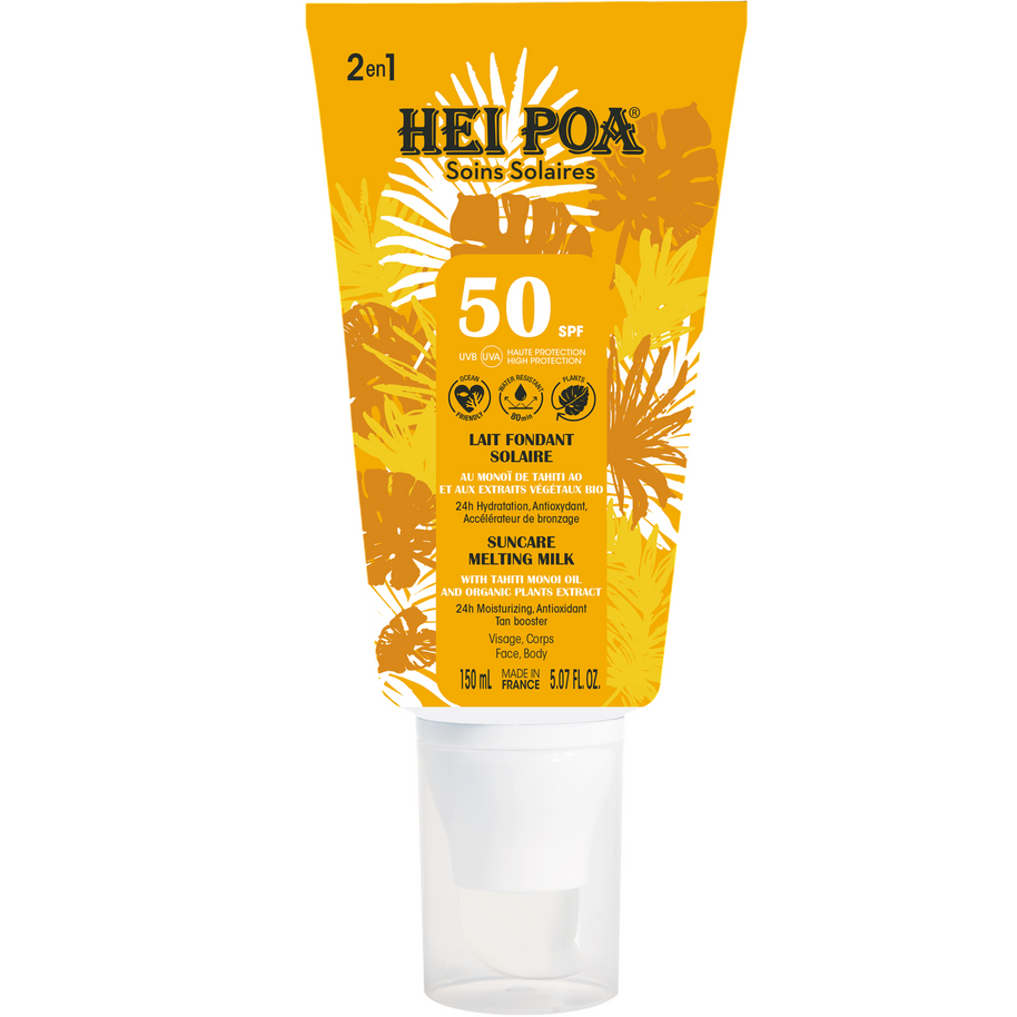 Hei Poa, Suncare, Αντηλιακή Προστασία, Sunscreen Milk, SPF 50, 150 ml