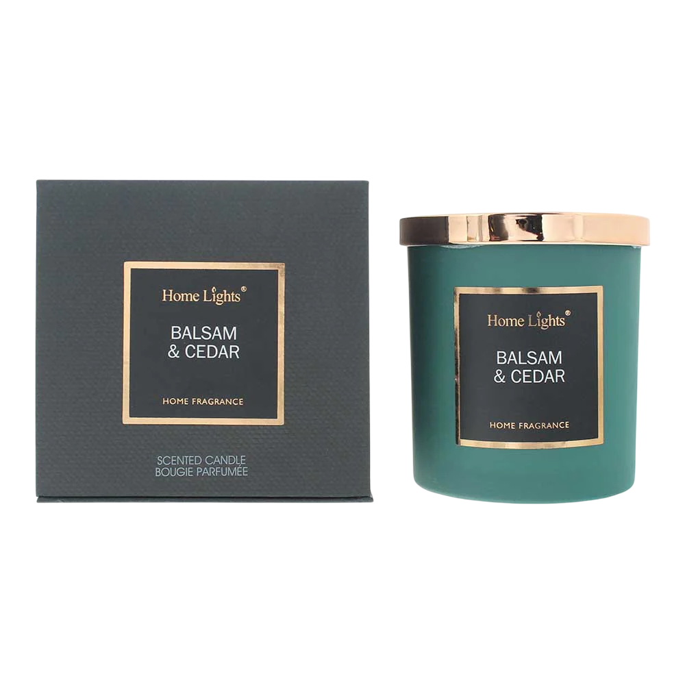 Home Lights, Balsam & Cedar, Αρωματικό Κερί, 215 g