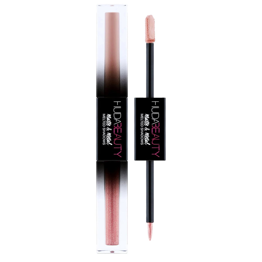 Huda Beauty, Matte & Metal, Liquid Σκιά Ματιών, Cinnamon Toast, 4 ml
