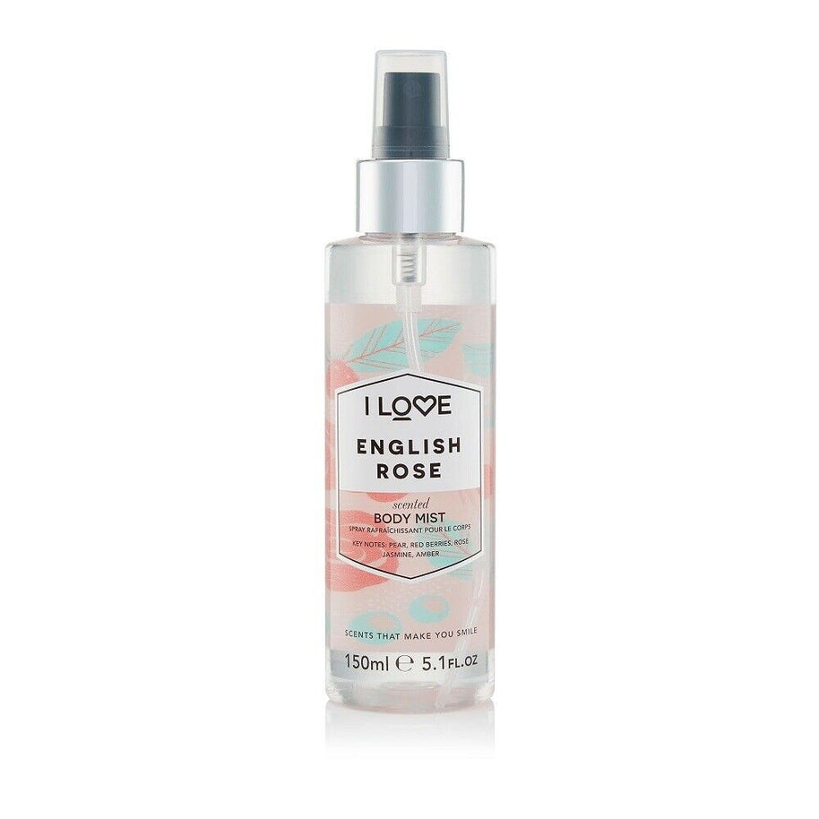 I Love, English Rose, Refreshing, Spray Σώματος, 165 ml