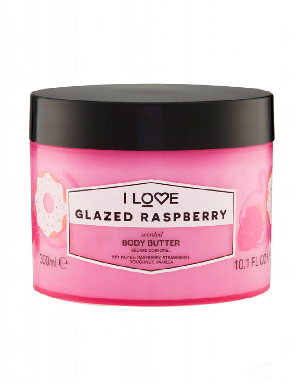 I Love, Signature Collection, Vegan, Ενυδατικό, Glazed Raspberry, Body Butter, 330 ml