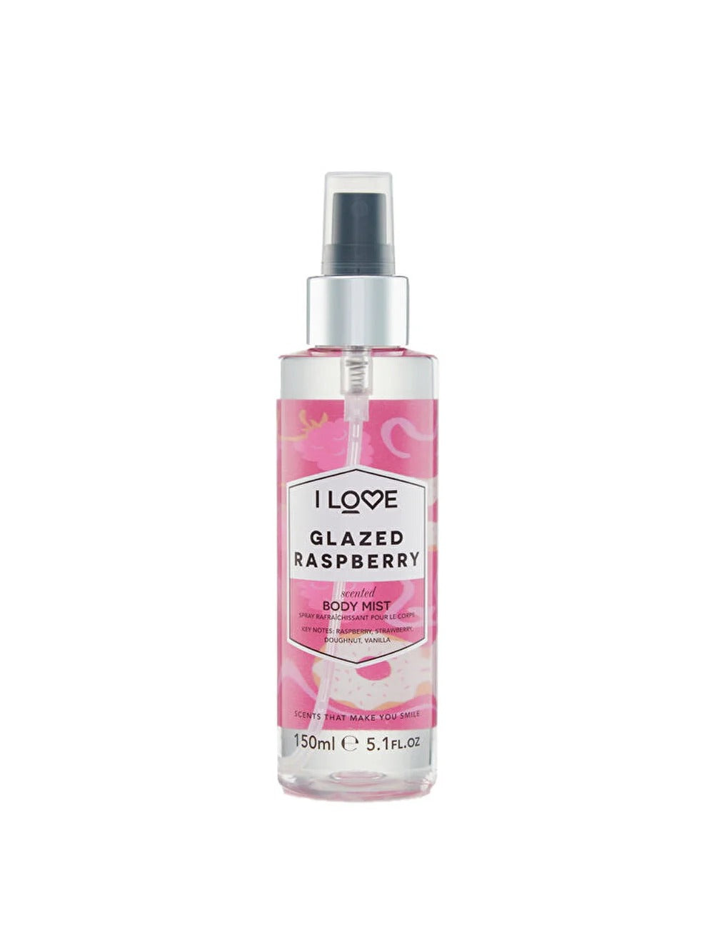 I Love, Signature Collection, Mist Spray, Glazed Raspberry, Για Όλο το Σώμα, 165 ml