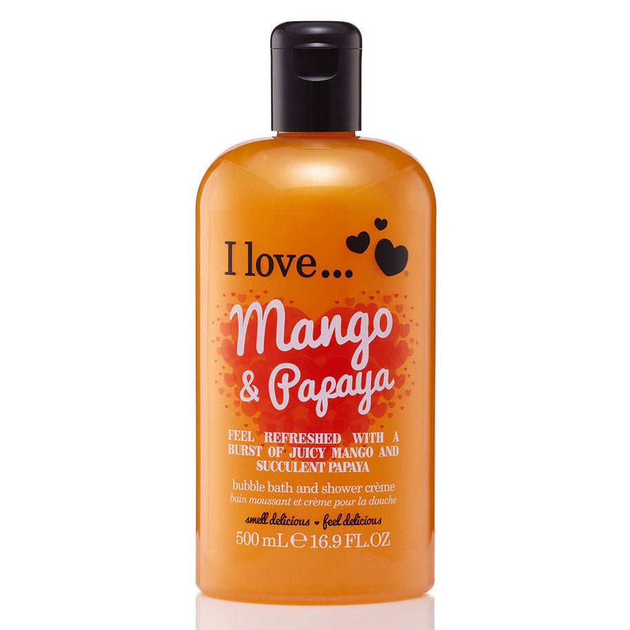 I Love, Mango & Papaya, Cleansing, Αφρόλουτρο, 500 ml