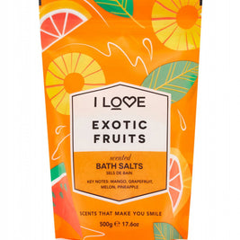 I Love, Signature Collection, Exotic Fruits, Άλατα Μπάνιου, 500 g