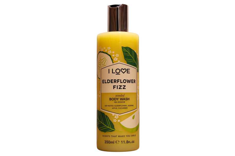 I Love, Signature Collection, Paraben-Free, Cleansing, Elderflower Fizz, Αφρόλουτρο, 360 ml