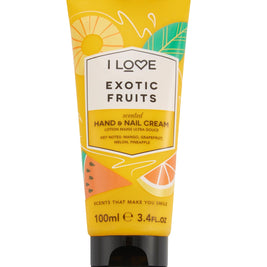 I Love, Signature Collection, Ενυδατική, Hand & Nail Cream, Exotic Fruits, 100 ml