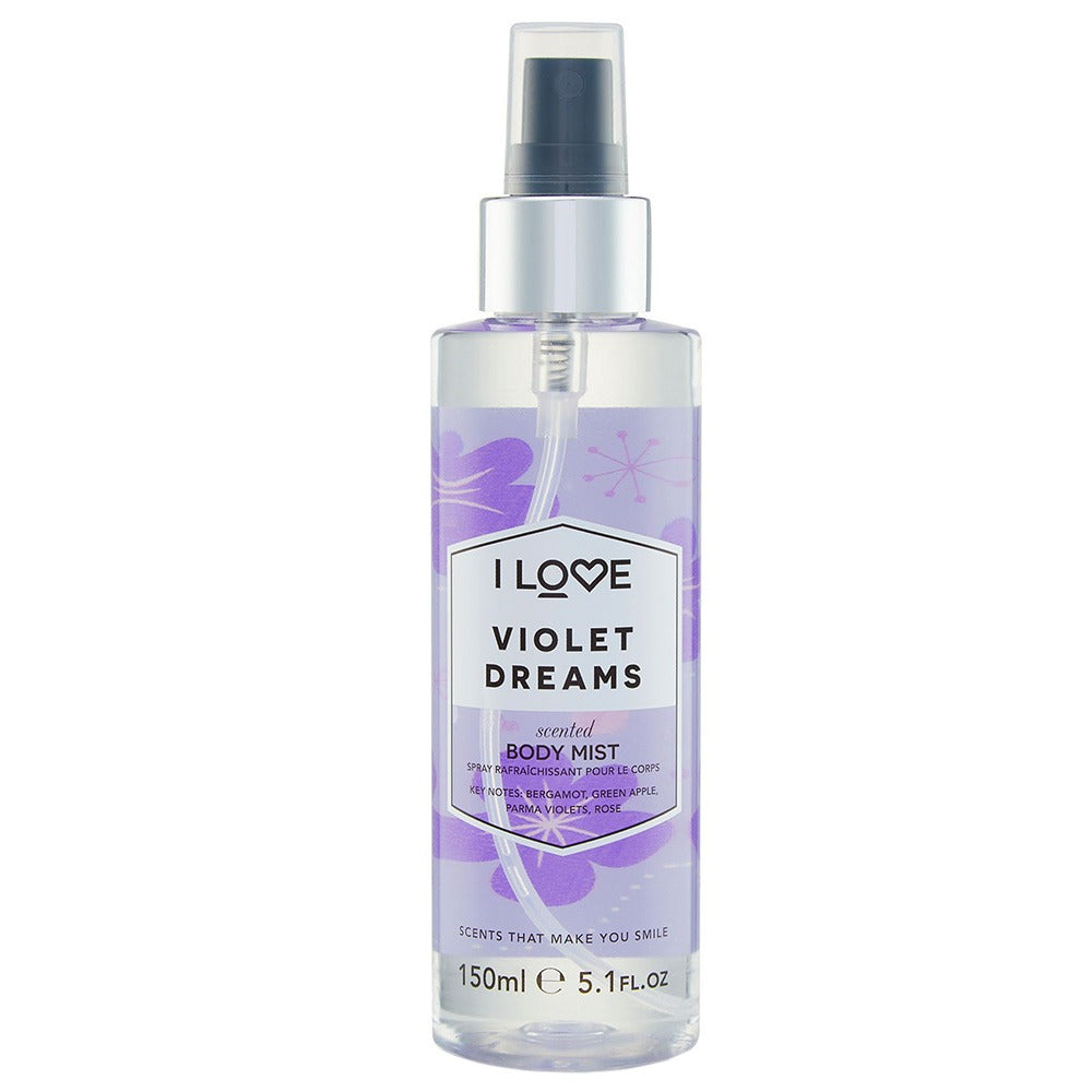 I Love, Signature Collection, Vegan, Mist Spray, Violet Dreams, Για Όλο το Σώμα, 165 ml