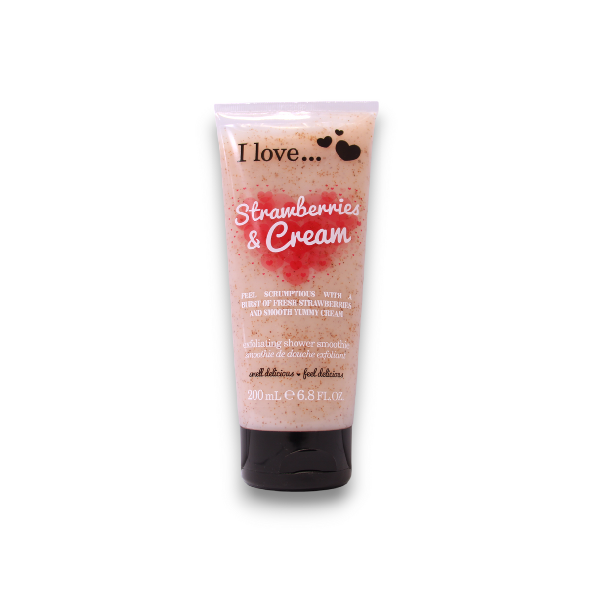 I Love, Strawberries & Cream, Exfoliating, Αφρόλουτρο, 200 ml