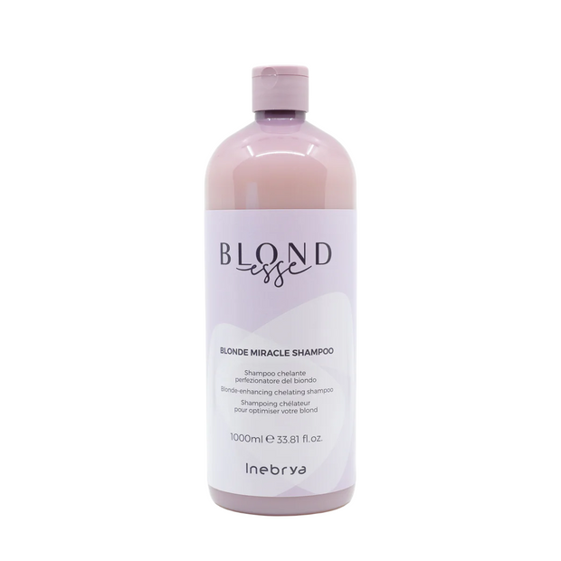 Inebrya, Blonde Miracle, Σαμπουάν, For Neutralisation Of Yellow Tones, 1000 ml