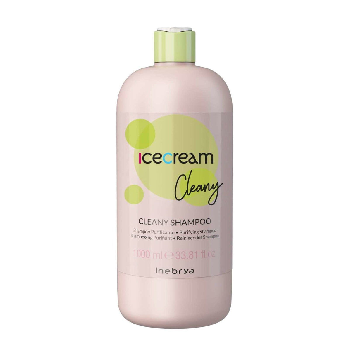 Inebrya, Ice Cream Cleany, Hair Σαμπουάν, Εξυγίανσης, 1000 ml