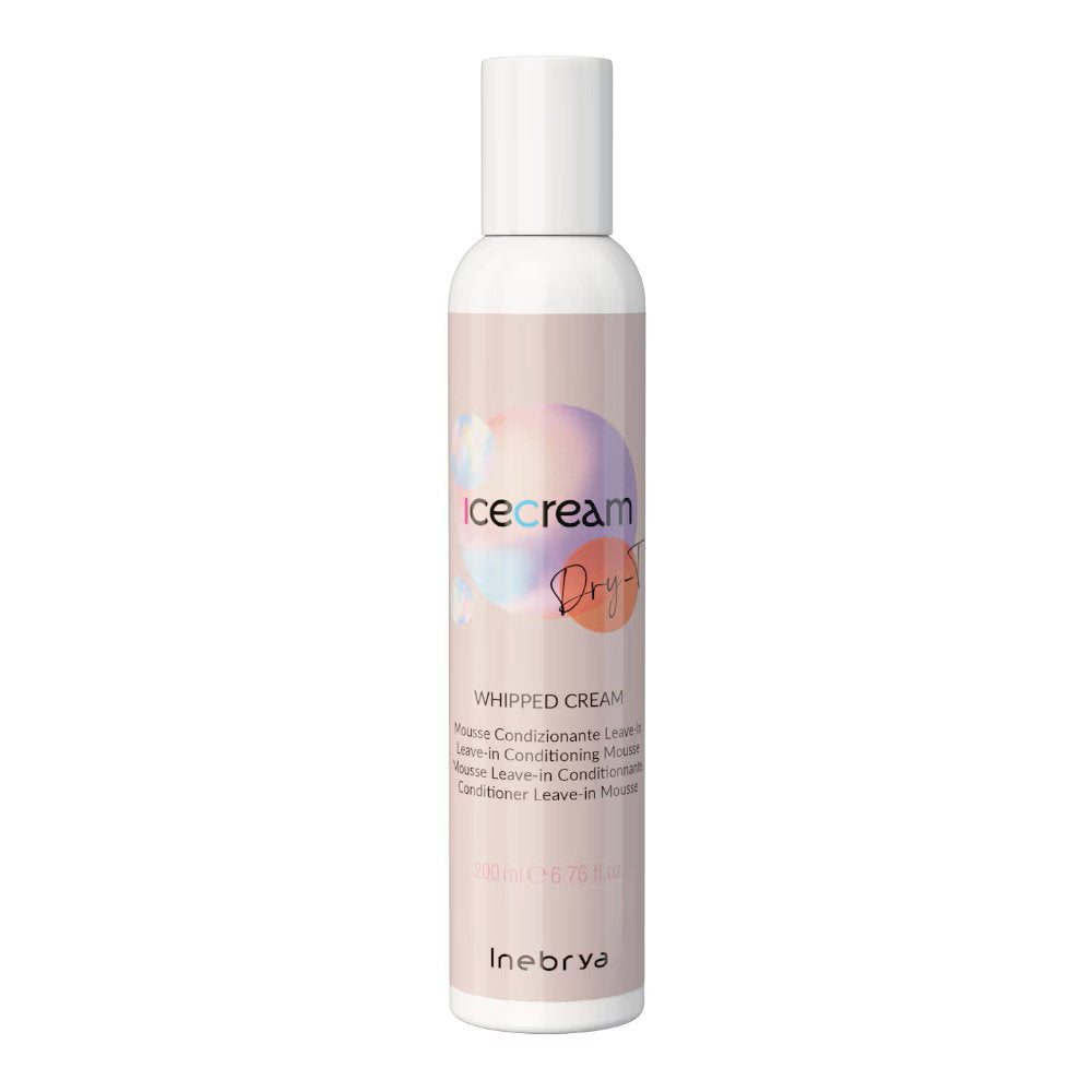 Inebrya, Ice Cream Dry-T, Hair Leave-In Κρέμα Μαλλιών, Ενυδατικό, 200 ml