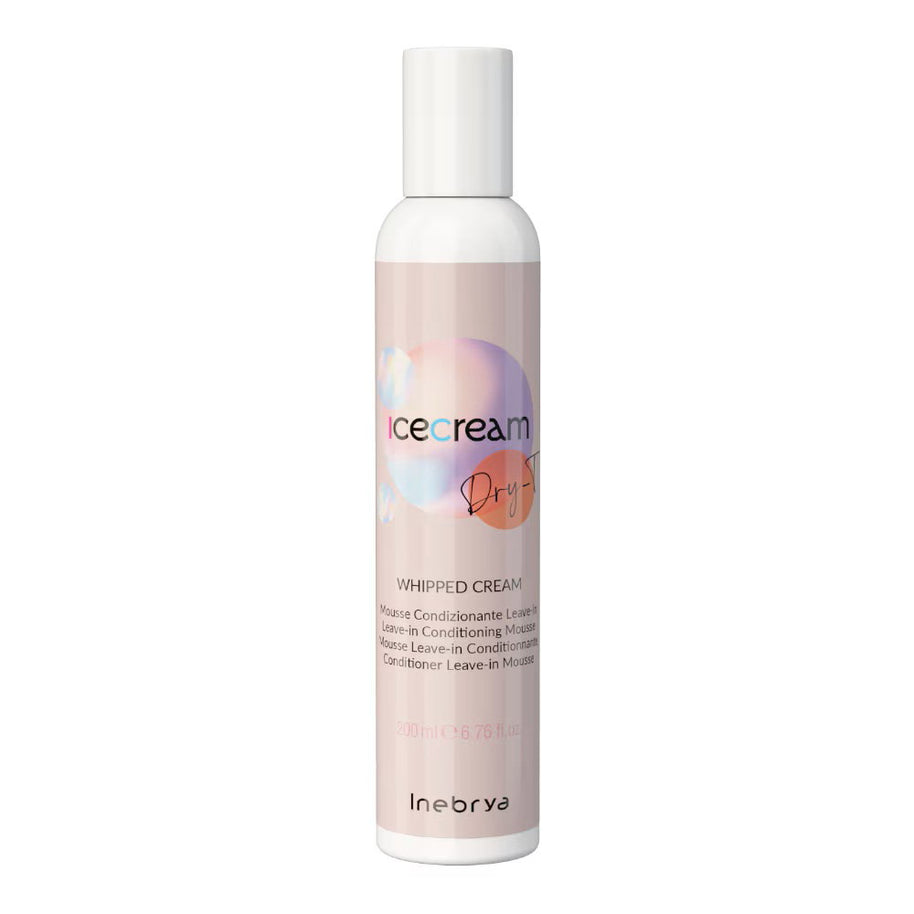 Inebrya, Ice Cream Dry-T, Hair Leave-In Κρέμα Μαλλιών, Ενυδατικό, 200 ml