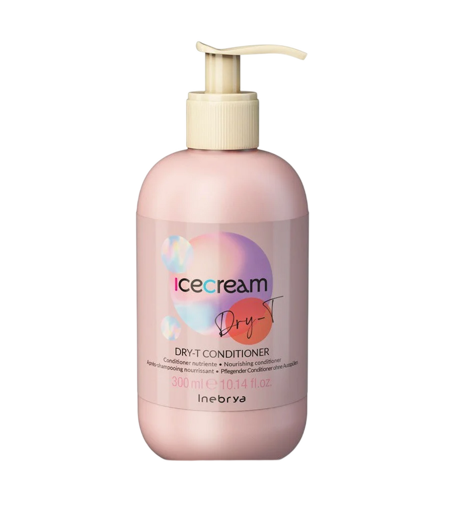 Inebrya, Ice Cream Dry-T, Hair Κρέμα Μαλλιών, Θρεπτική, 300 ml
