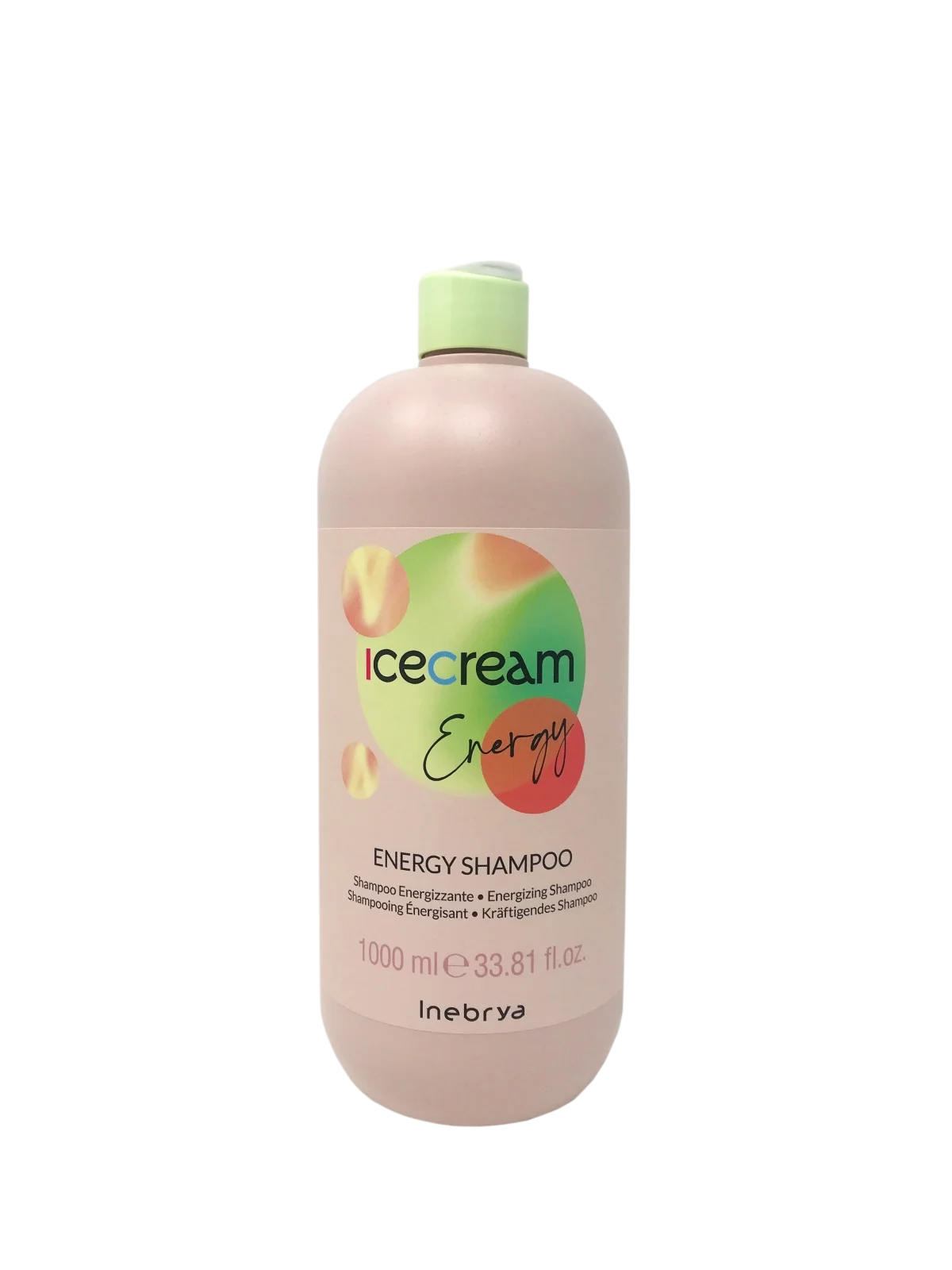Inebrya, Ice Cream Energy, Hair Σαμπουάν, Τόνωσης, 1000 ml