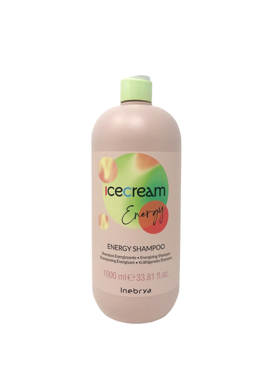 Inebrya, Ice Cream Energy, Σαμπουάν, Τόνωσης, 1000 ml
