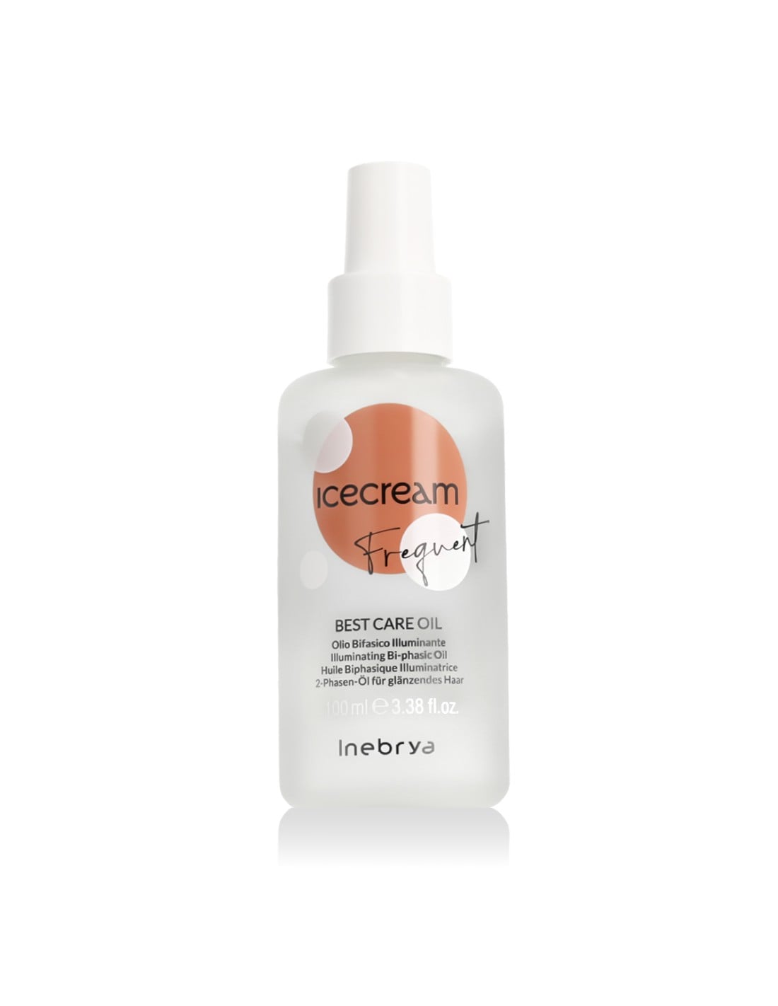 Inebrya, Ice Cream Frequent, Έλαιο Μαλλιών Treatment, Frizz Control, 100 ml