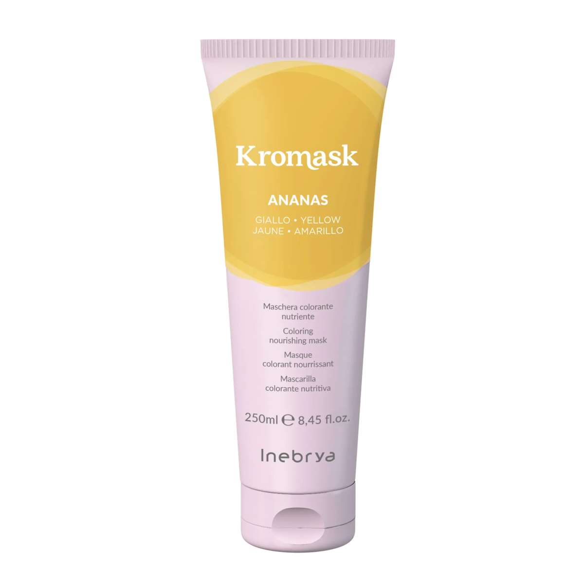 Inebrya, Kromask, Hair Colouring Μάσκα Σε Μορφή Κρέμας, Θρεπτικό, Yellow, 250 ml