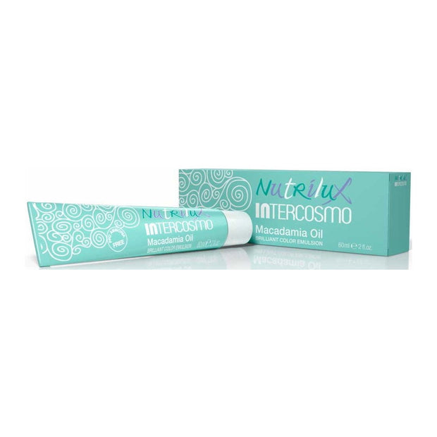 Intercosmo, Nutrilux Macadamia Oil, Μόνιμη Βαφή Μαλλιών, 10.0 Orange Blossom Honey, 60 ml