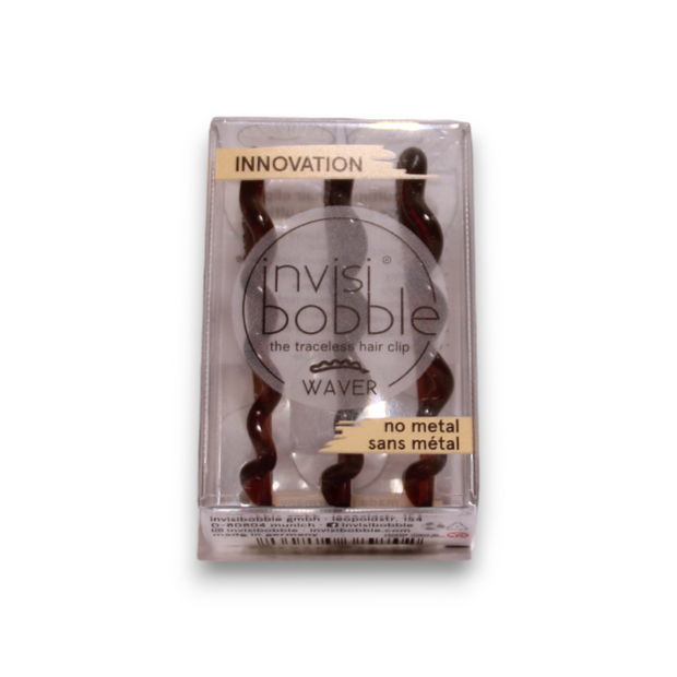 Σετ Trio, InvisiBobble, Waves, Hair Clip, Pretty Dark, 3 pcs