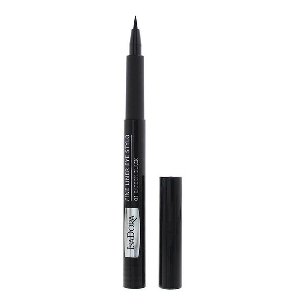IsaDora, Fine Liner, Retractable, Μολύβι Eyeliner, 01, Carbon Black, 1.1 ml