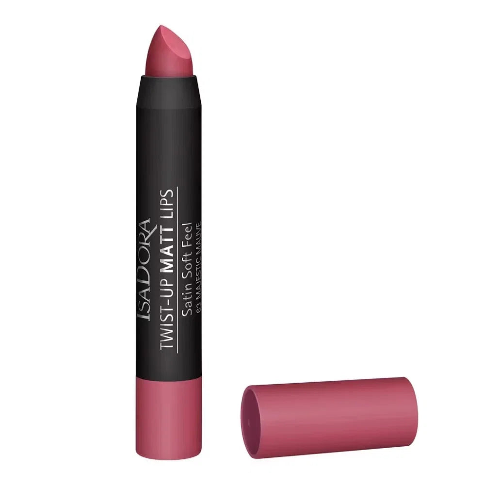 IsaDora, Twist-Up, Satin Finish, Κραγιόν, 63, 3.3 g