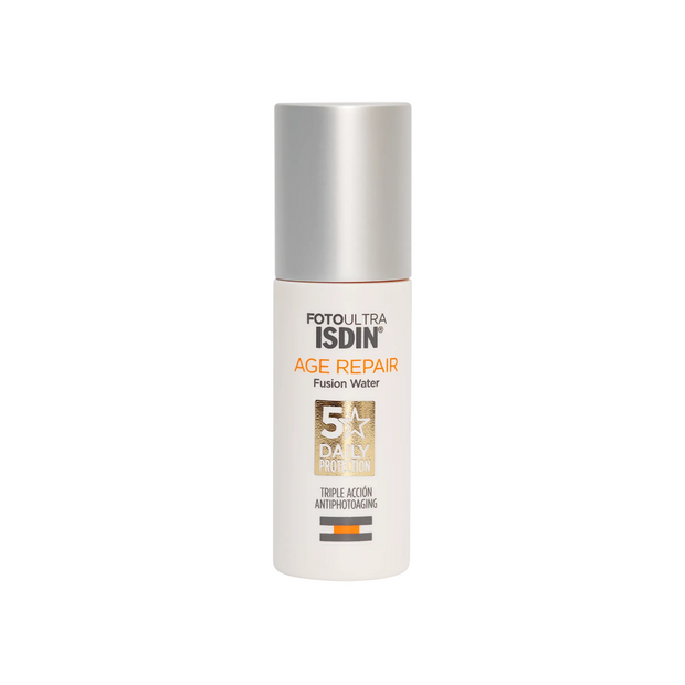 Isdin, Fotoultra Age Repair Fusion Water, Αντηλιακή Προστασία, Κρέμα Ημέρας Για το Πρόσωπο, SPF 50, 50 ml