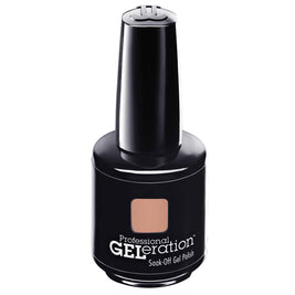 Jessica, GELeration Colours, Semi-Permanent Nail Polish, GEL-436, Creamy Caramel, 15 ml
