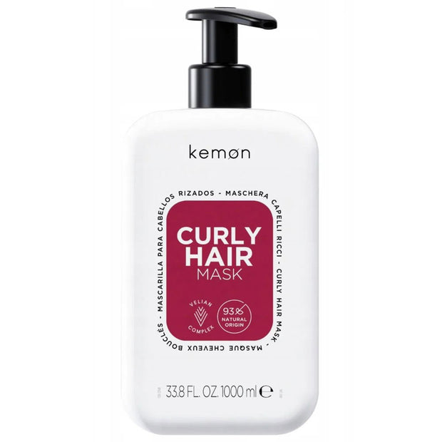 Kemon, Curly Hair, Θεραπεία Μαλλιών Μάσκα Σε Μορφή Κρέμας, 1000 ml
