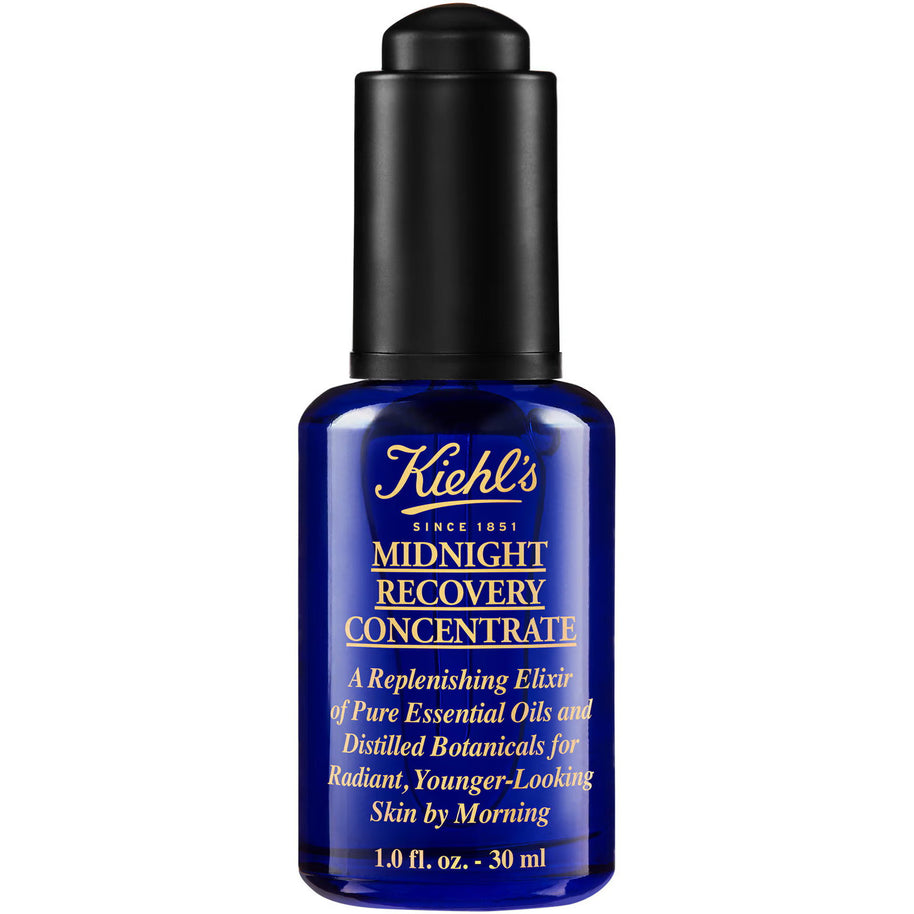 Kiehl's, Midnight Recovery Concentrate, Replenishing, Night, Έλαιο, Για το Πρόσωπο, 30 ml