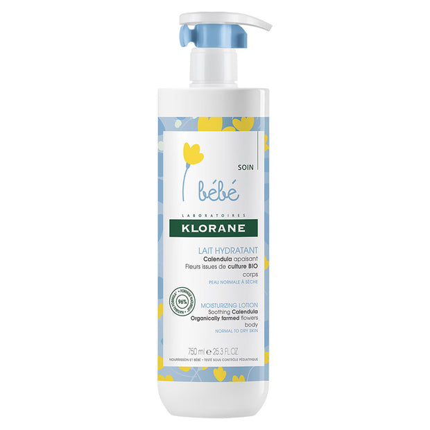 Klorane, Bebe, Calendula, Ενυδατικό, Body Milk, 750 ml