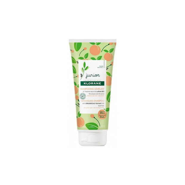 Klorane, Junior, Peach, Σαμπουάν, Detangling, 200 ml