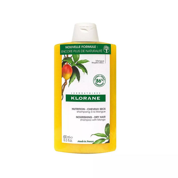 Klorane, Mango Butter Nutrition, Mango, Σαμπουάν, For Θρεπτικό, 400 ml
