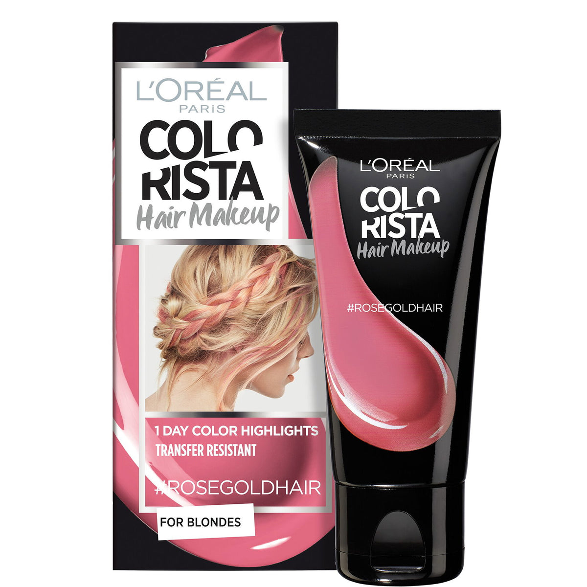 L'Oreal Paris, Colorista Hair Makeup, Semi-Μόνιμη Βαφή Μαλλιών, #ROSEGOLDHAIR, 30 ml