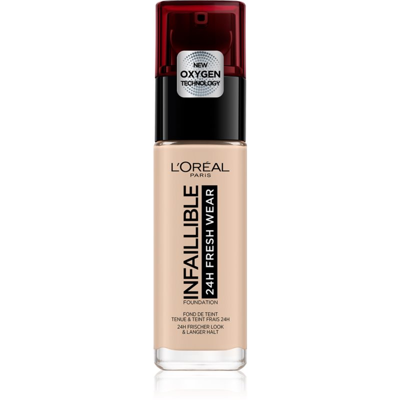 L'Oreal Paris, Infaillible 24H Matte, Ενυδατικό, Υγρό Foundation, 140, Golden Beige, SPF 25, 30 ml