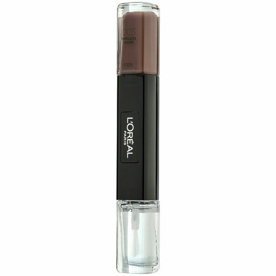 L'Oreal Paris, Infallible, Gel-Effect, Βερνίκι Νυχιών 2-In-1, 003, Timeless Taupe, 2 x, 5 ml