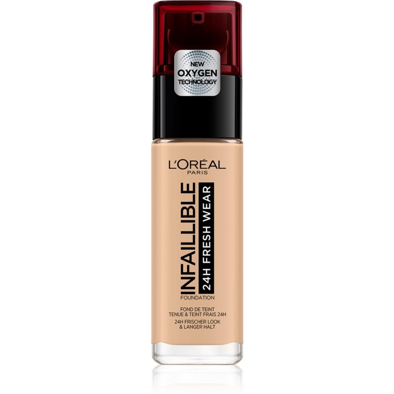 L'Oreal Paris, Infallible, Υγρό Foundation, 125 Natural Rose, SPF 25, 30 ml