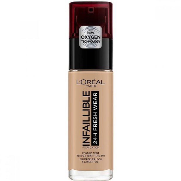 L'Oreal Paris, L'Oreal Paris Infaillible 24H, Υγρό Foundation, 220 Sand, SPF 25, 30 ml