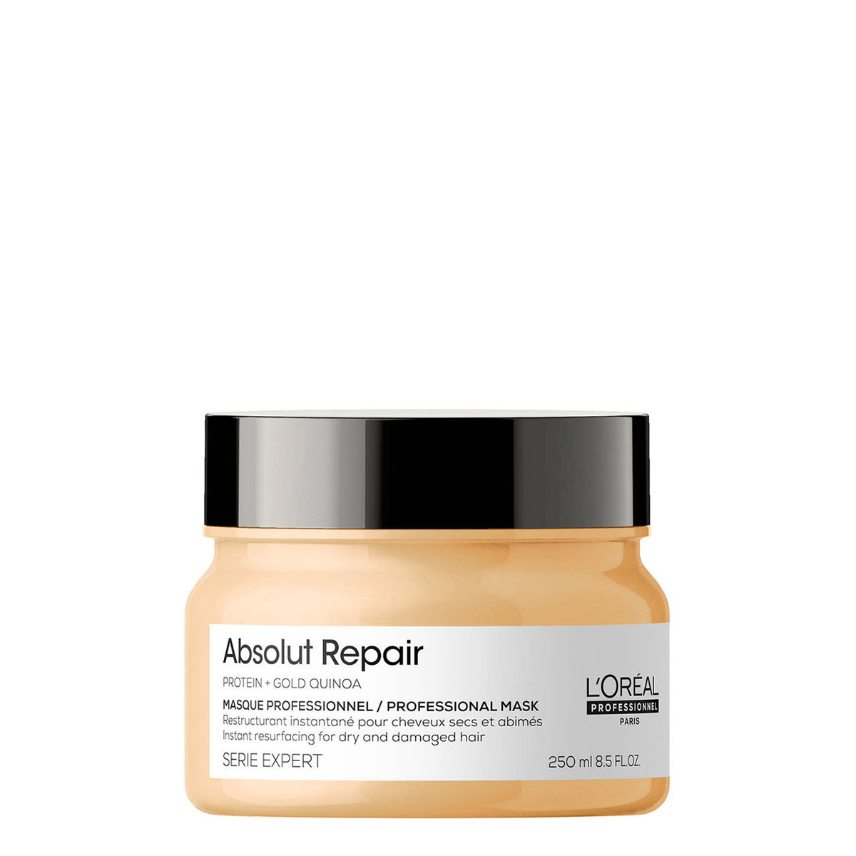 L'Oreal Professionnel, Serie Expert Absolut Repair, Protein + Gold Quinoa, Θεραπεία Μαλλιών Μάσκα Σε Μορφή Κρέμας, Instant Resurfacing, 250 ml